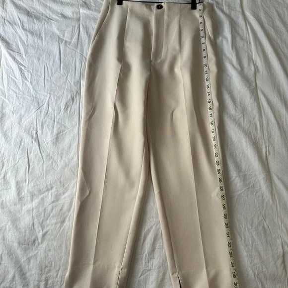 Zara Beige Dress Pants - Picture 4 of 11